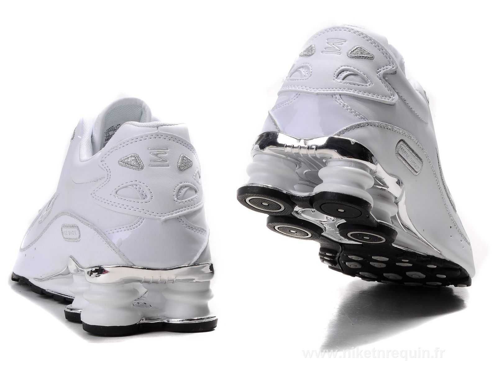 Blanc Nike Shox Nouvelles Chaussures